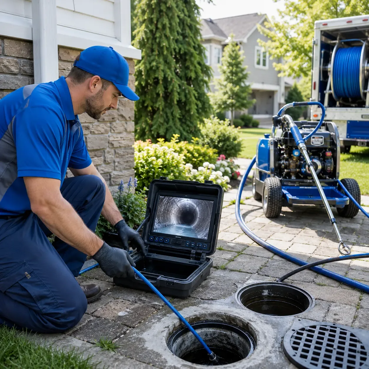 Outdoor drain cleaning professionals serving Mount Morris, PA